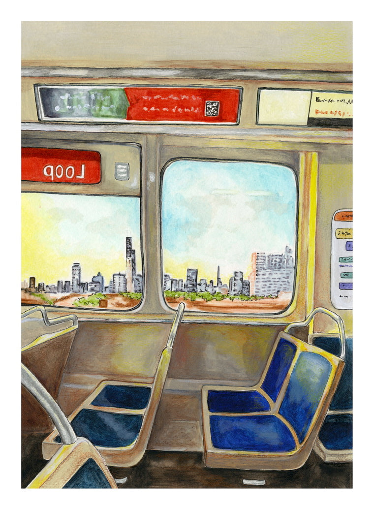 Chicago Red Line Print